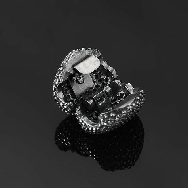 Pandora Charm koralik zawieszka klips serce pave