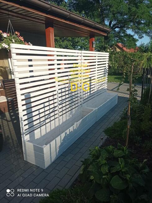 Donice - kwietniki drewniane do ogrodu