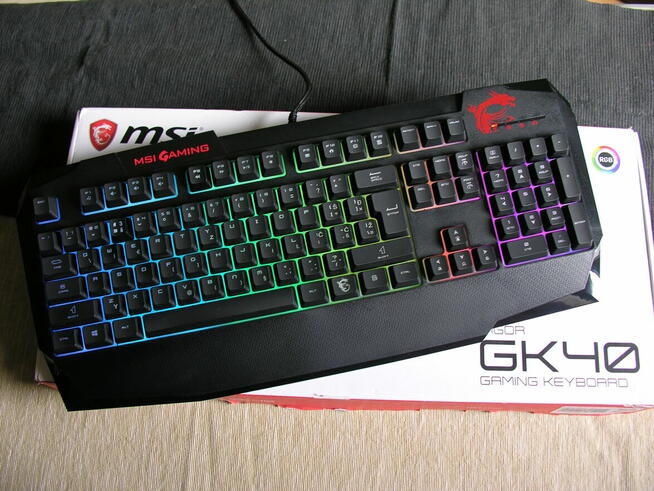 Klawiatura GAMINGOWA RGB MSI Vigor GK40