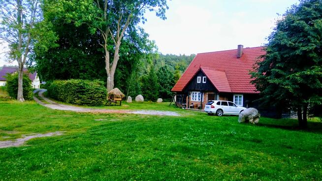 Wiejska posiadłość nad Wda w Borach Tucholskich