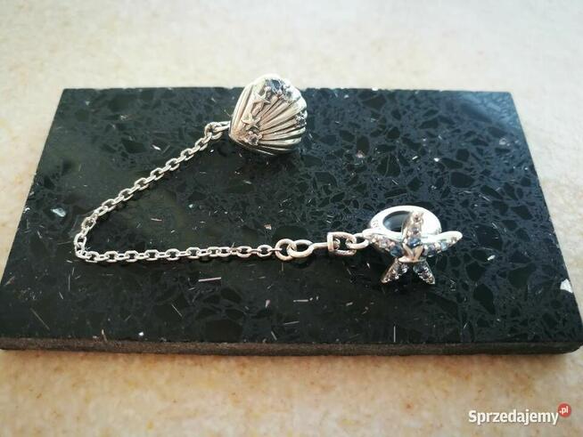 Pandora Charm łańcuszek koralik muszla rozgwiazda