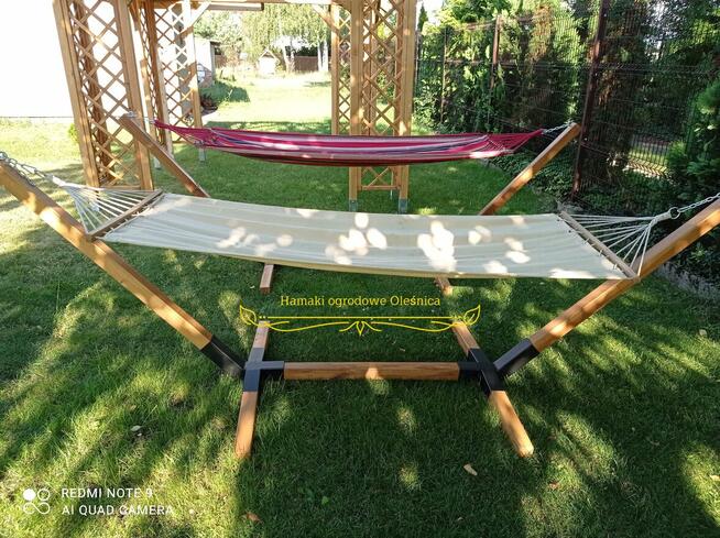 Stelaż - stojak na hamak ogrodowy