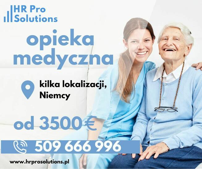 Opiekun/Opiekunka Medyczna w Domach Opieki dla Seniorów