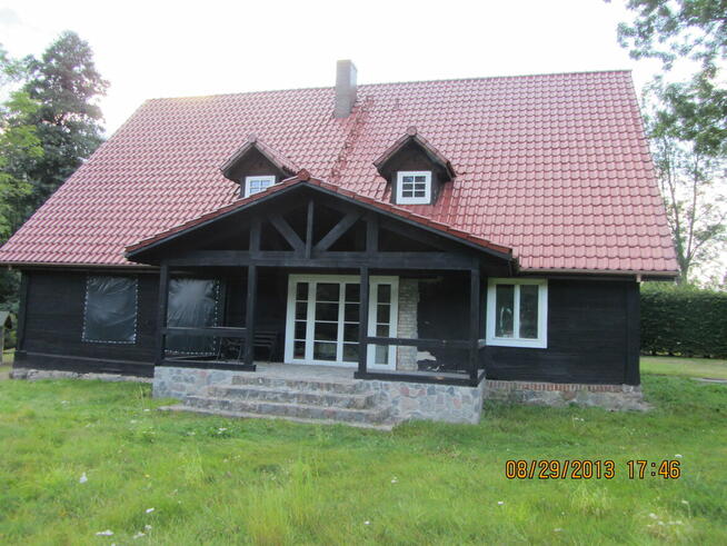 Wiejska posiadłość nad Wda w Borach Tucholskich