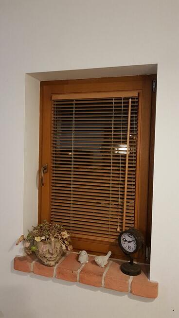 Żaluzja drewniana o lamelach 25mm | z dostawą i montażem