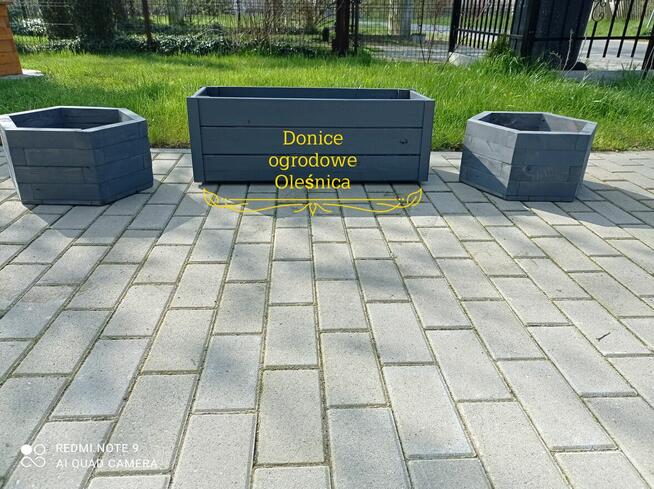 Donice - kwietniki drewniane do ogrodu