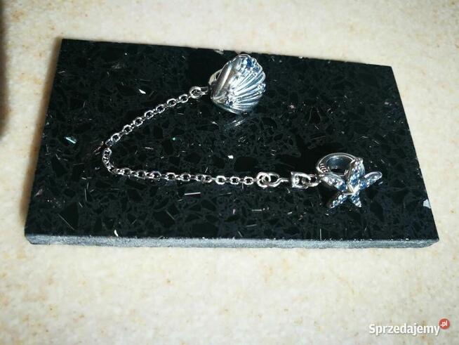 Pandora Charm łańcuszek koralik muszla rozgwiazda