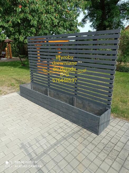 Donice - kwietniki drewniane do ogrodu