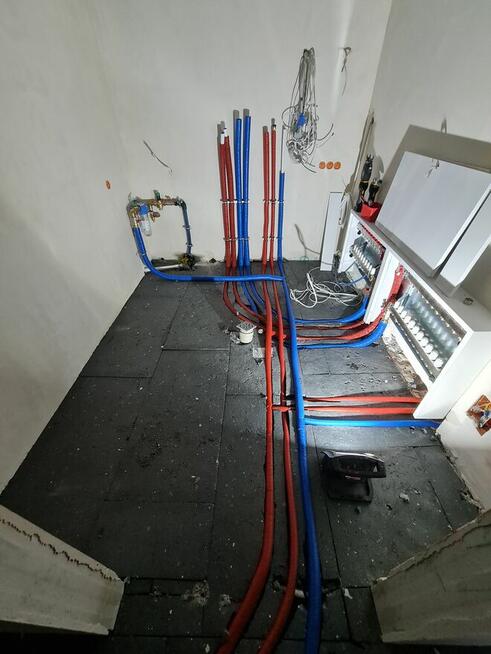 Ogzewanie podłogowe, wylewki maszynowe ,wod kan, rekuperacje .