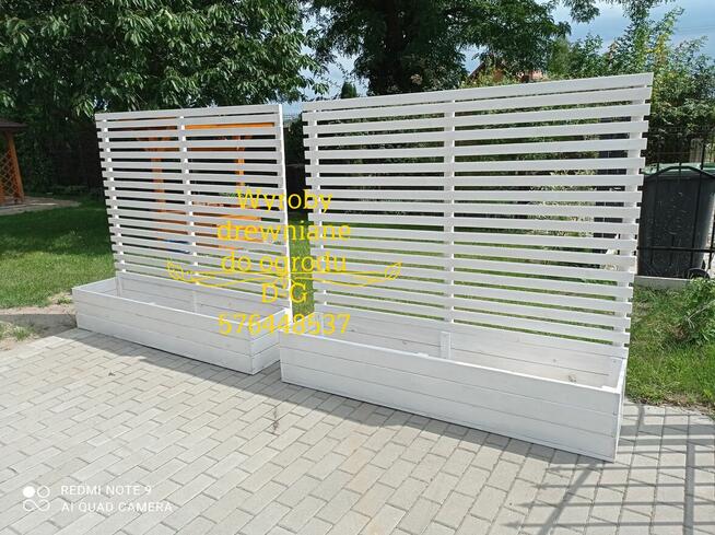 Donice - kwietniki drewniane do ogrodu