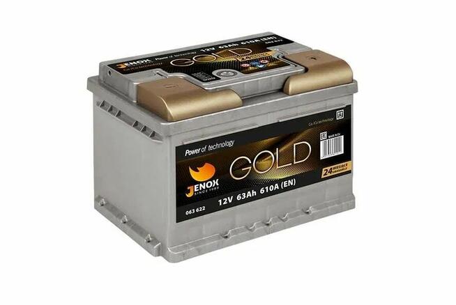 Akumulator JENOX GOLD 63Ah 610A