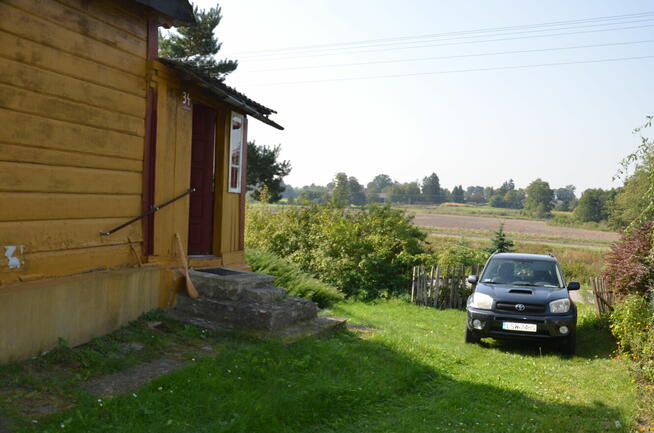 Dom z bali z działka 1800m2