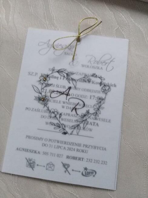 Zaproszenia na ślub