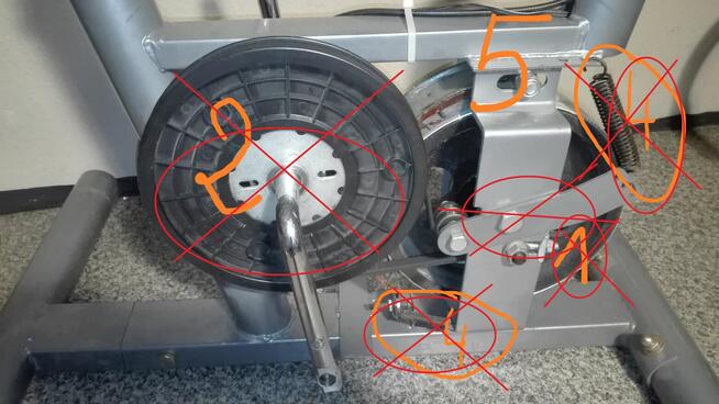 Rowerek stacjonarny R210 - NA CZĘŚCI !!!