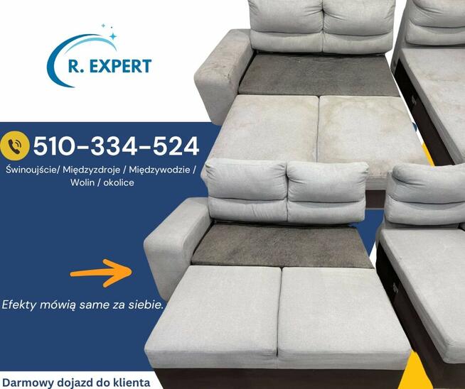 Pranie tapicerki meblowej / czyszczenie wnętrza samochodów