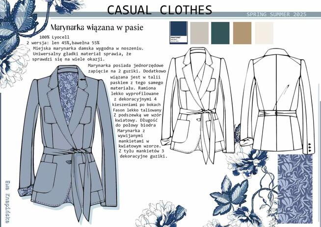 Projektantka Wzorów i Odzieży podejmie współpracę