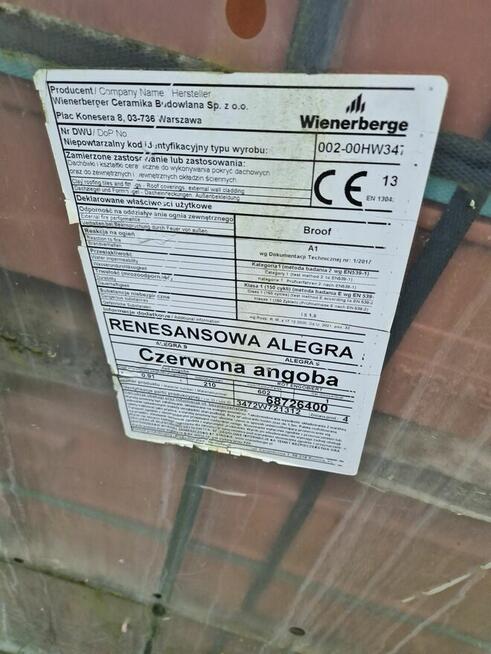 Dachówka ceramiczna renesansowa alegra firmy WIENERBERGE