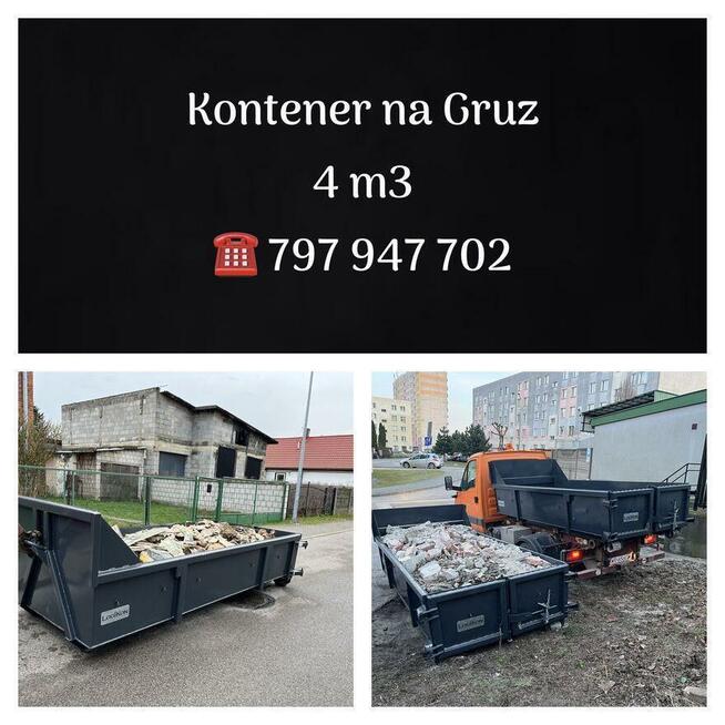 Wywóz Gruzu Kontener na Gruz Pojemnik na Gruz Tanio