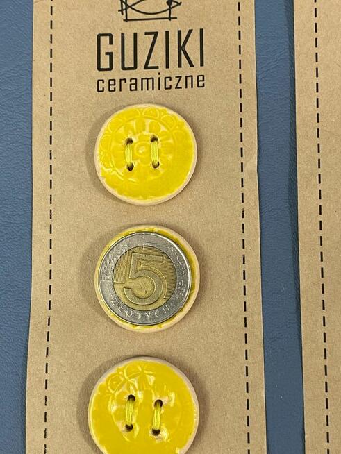 Guziki ceramiczne rękodzieło