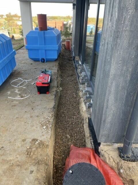 drenaże działek domów montaż zbiorników na wodę deszczową oc