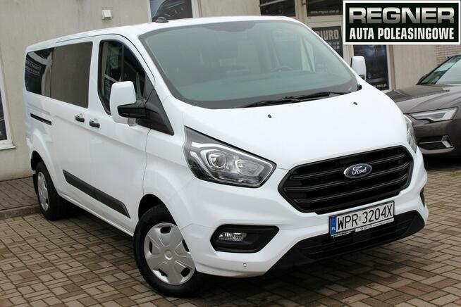 Ford Transit Custom 9-osob. L2 130KM Salon PL FV23% 1WŁ Android/Apple Tempomat Gwarancja