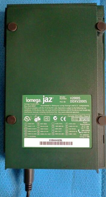 Stacja dysków Iomega JAZ SCSI 2 GB do samplerów Akai, Emu
