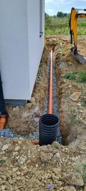 drenaże działek domów montaż zbiorników na wodę deszczową oc