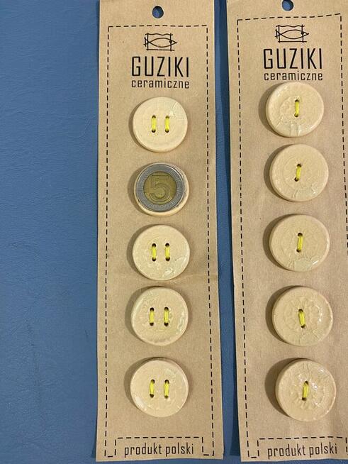 Guziki ceramiczne rękodzieło