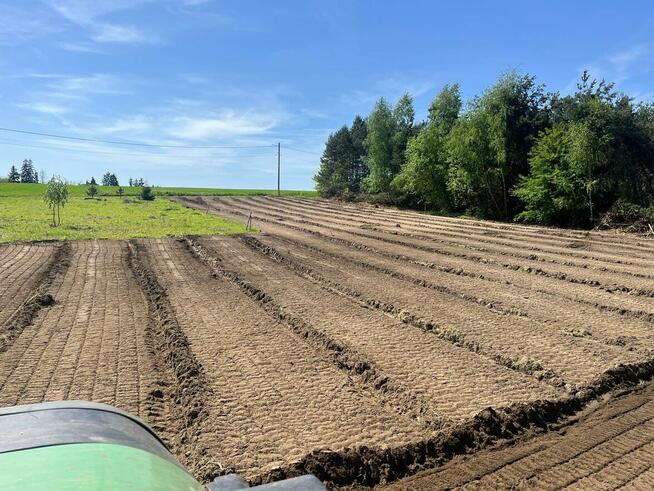 Mulczowanie działek w Andrychów. Karczowanie tel 575-747-470