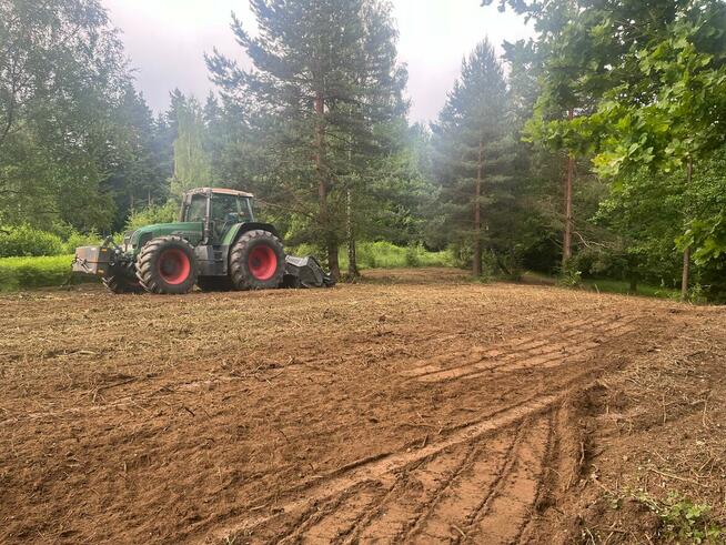 Mulczowanie działek w Andrychów. Karczowanie tel 575-747-470