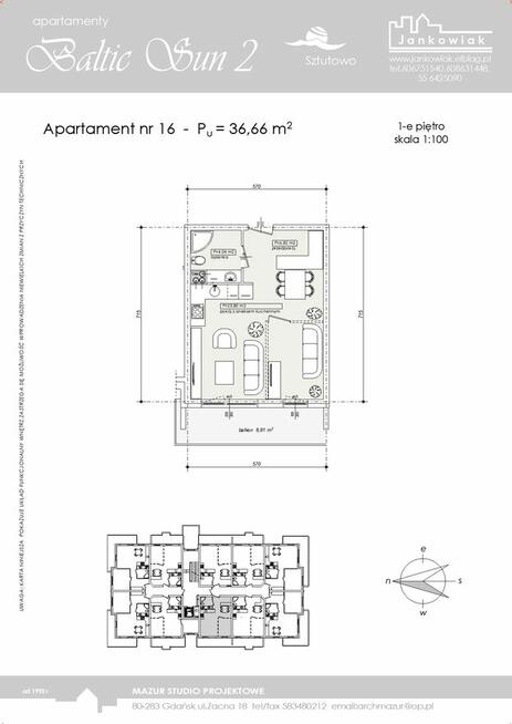 BALTIC SUN 2 - własne apartamenty z basenem nad morzem