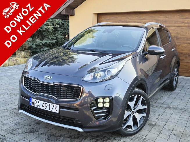 Kia Sportage 100% Oryginał 1.7D 140KM GT-line, 2017r, Koła 19, Panorama, JBL, Kozak