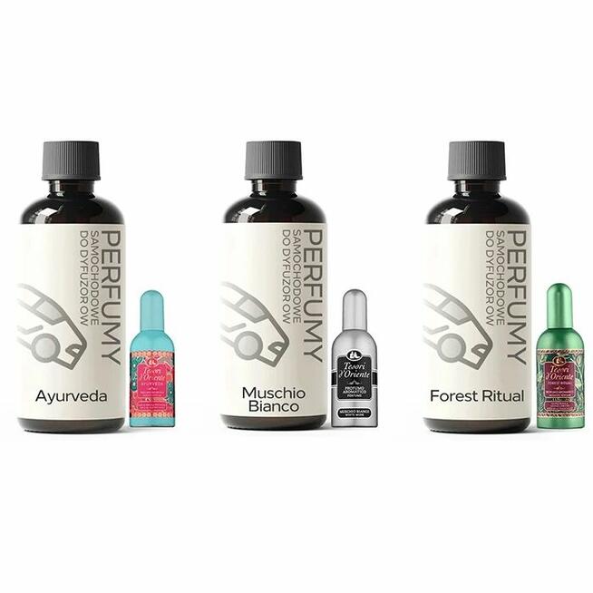 Zestaw perfum samochodowych 3x50ml