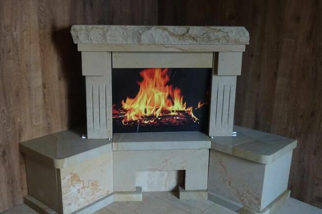 Obudowy kominkowe Radomsko Bełchatów Częstochowa z kamienia