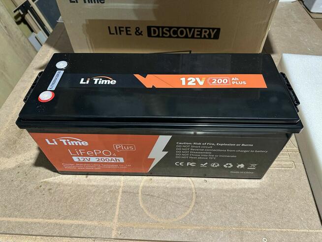 Akumulator LiFePo4 200Ah z BMS 200A NOWY