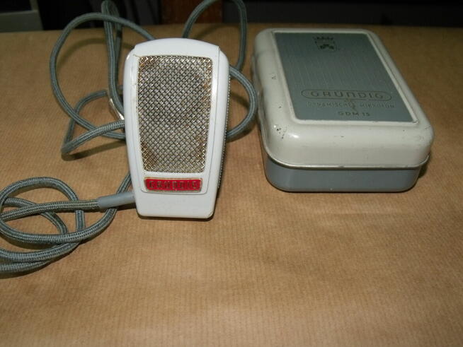 Zabytkowy Mikrofon Grundig GDM 15