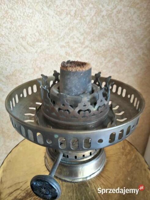 Stara duża 100% sprawna lampa naftowa, olejowa. 72cm