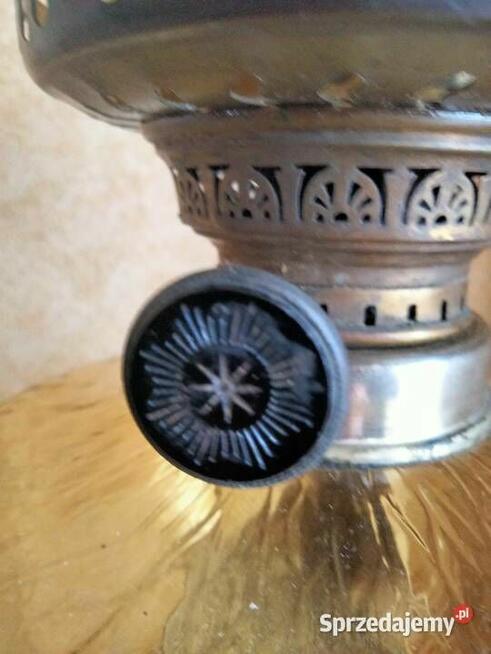 Stara duża 100% sprawna lampa naftowa, olejowa. 72cm