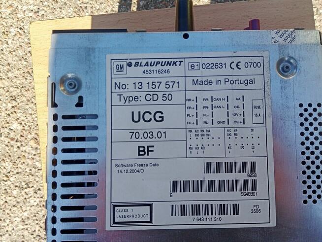 Sprzedam radio Blaupunkt 50 CD UCG