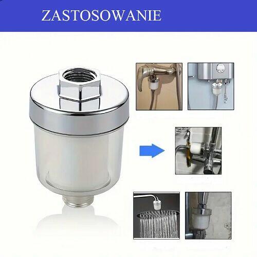 Uniwersalny Filtr Do Prysznica Z Wkładem Filtrującym. Poleca