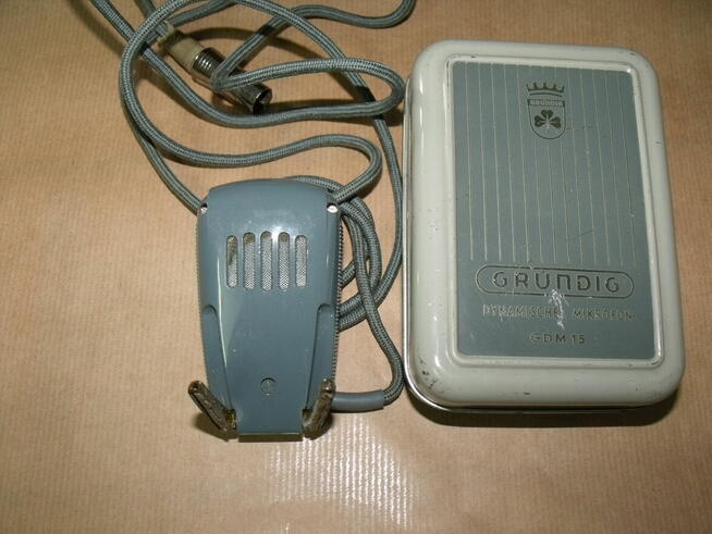 Zabytkowy Mikrofon Grundig GDM 15