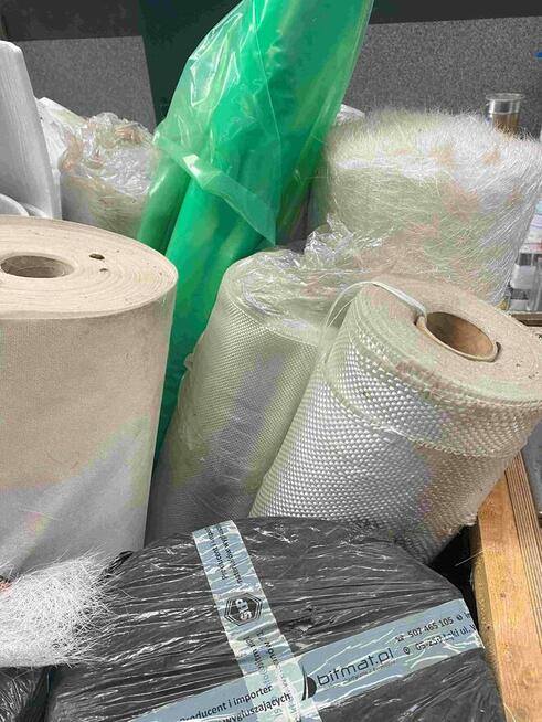 Wałki Włókna szklanego itp...