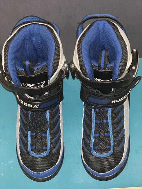 Łyżwy hokejowe firmy HUDORA model HC-087 regulowane 28-31