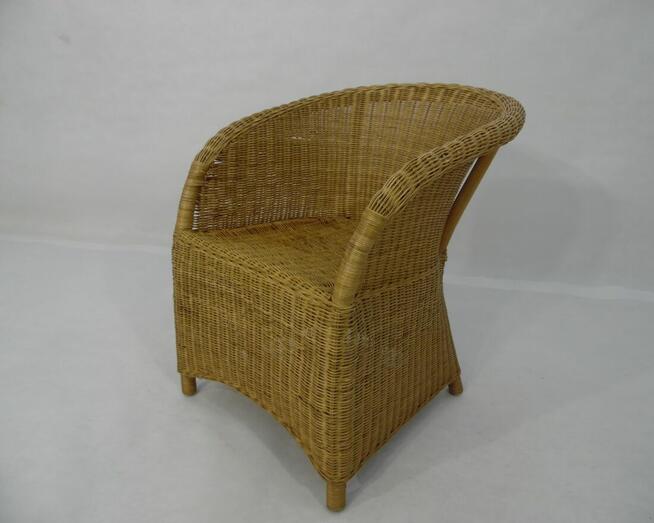 Komplet mebli ogrodowych z rattanu naturalnego - SŁONECZNIK