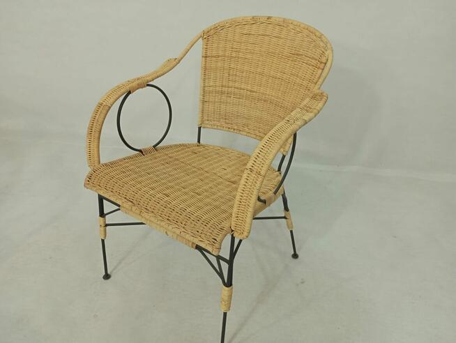 Meble ogrodowe z rattanu naturalnego - fiołek