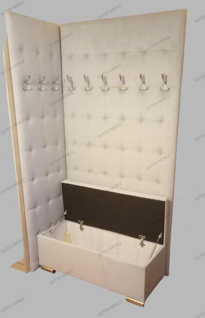 Panele tapicerowane z wieszakami