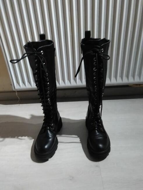 Sprzedam Kozaki Rozmiar 38 Eko Skóra Okazja Polecam