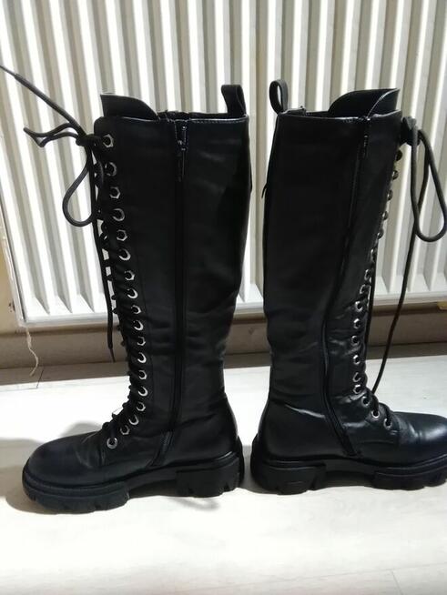 Sprzedam Kozaki Rozmiar 38 Eko Skóra Okazja Polecam