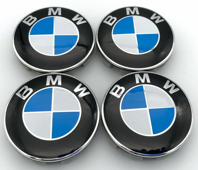 *PROMOCJA* Nowe Dekielki 68mm BMW komplet 4szt. kapsle felg