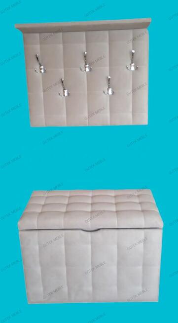 Panele tapicerowane z wieszakami